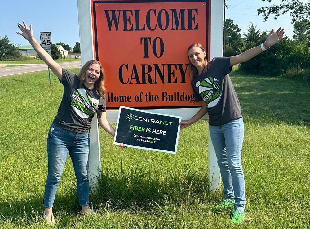 Fiber is in Carney